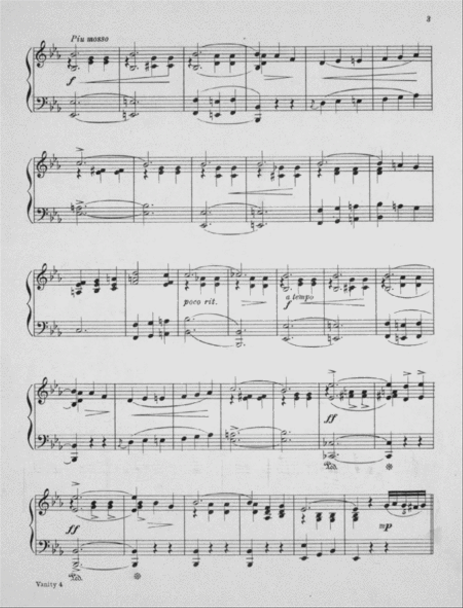 Vanity. Valse-idyl Piano Solo scores gallery preview page 3