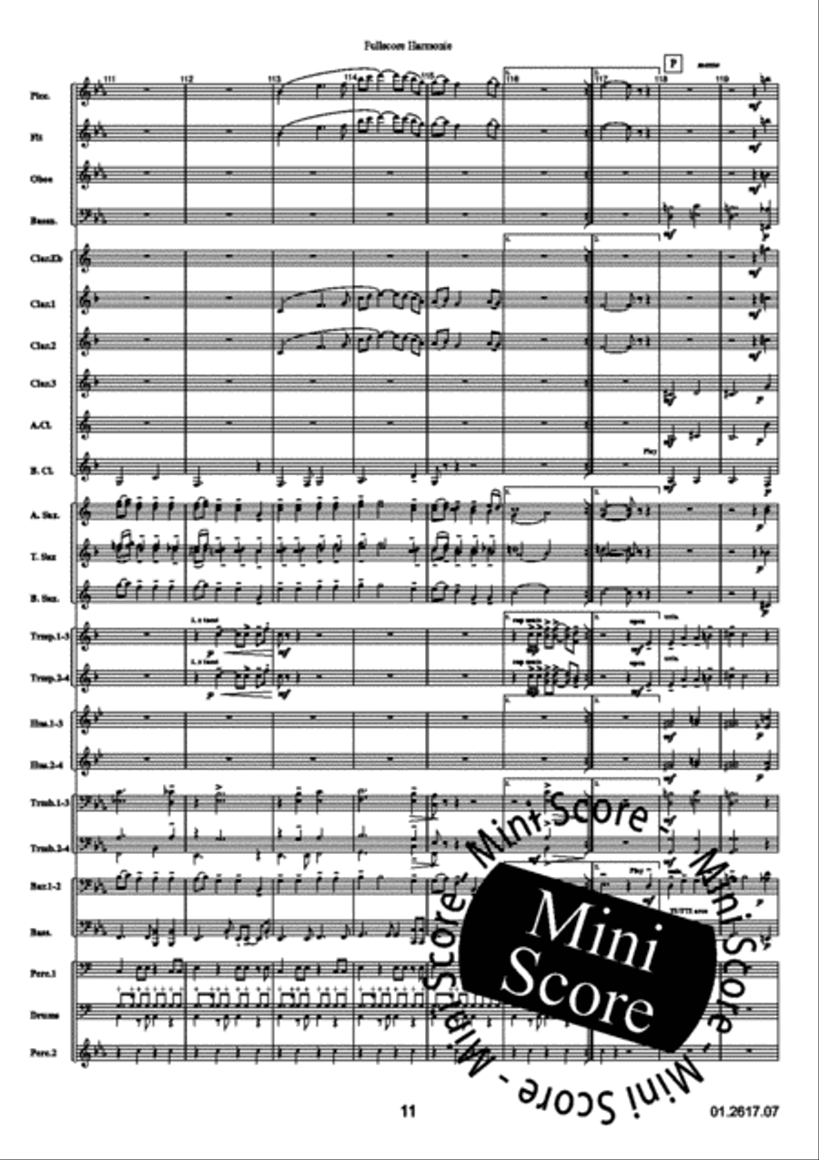 For Fans Only For Fans Only Concert Band scores gallery preview page 15