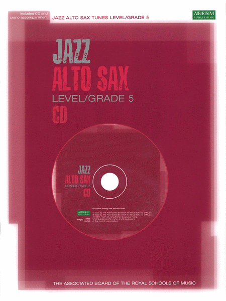 Jazz Alto Sax CD (Alto Saxophone)