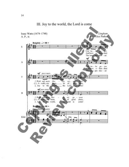 Shepherds and Angels by Alice Parker 4-Part - Sheet Music