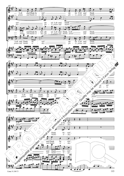 Christmas Oratorio (Weihnachtsoratorium, Teile IV-VI)
