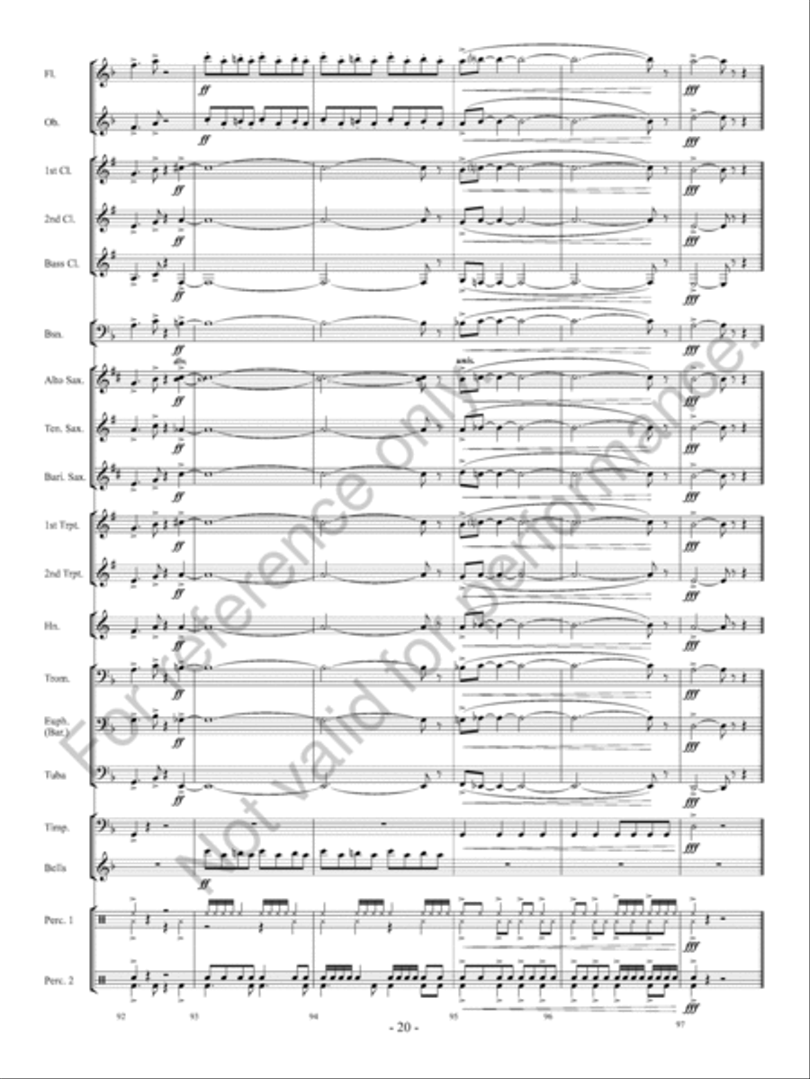 Factory Riffs Concert Band scores gallery preview page 21