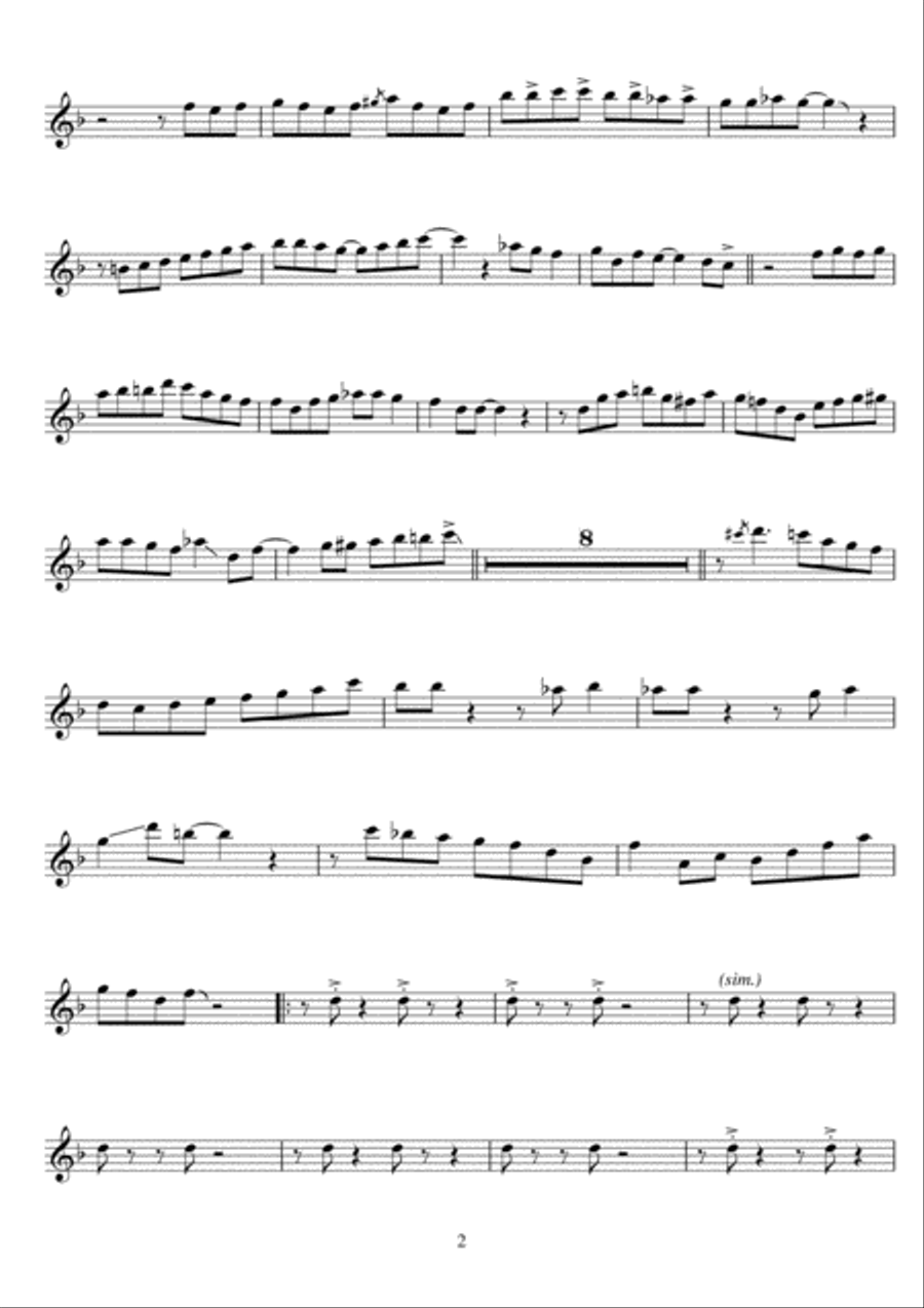 Opus One Flute Solo scores gallery preview page 2