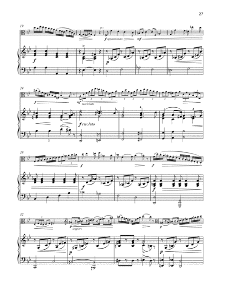 Fantaisie de concert Piano Accompaniment scores gallery preview page 2