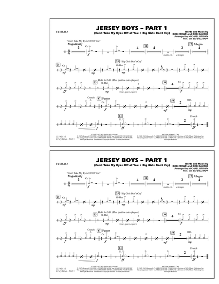 Jersey Boys: Part 1 - Cymbals
