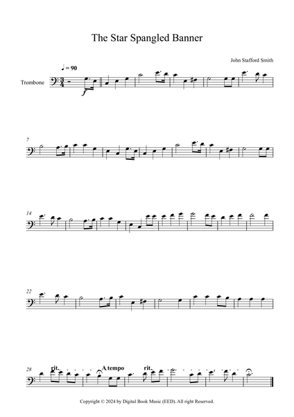 The Star Spangled Banner - John Stafford Smith (Trombone)