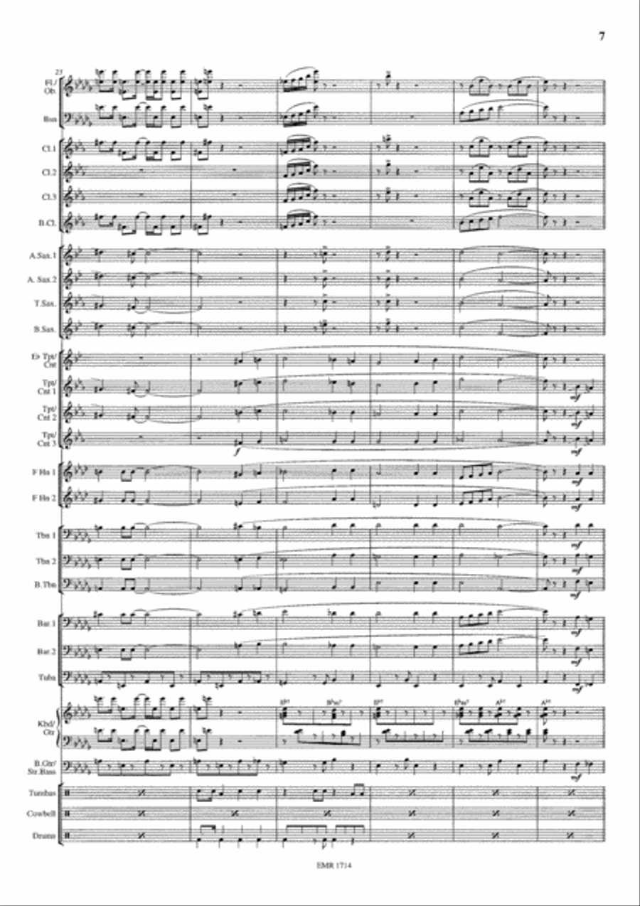 C'est Si Bon Concert Band scores gallery preview page 8