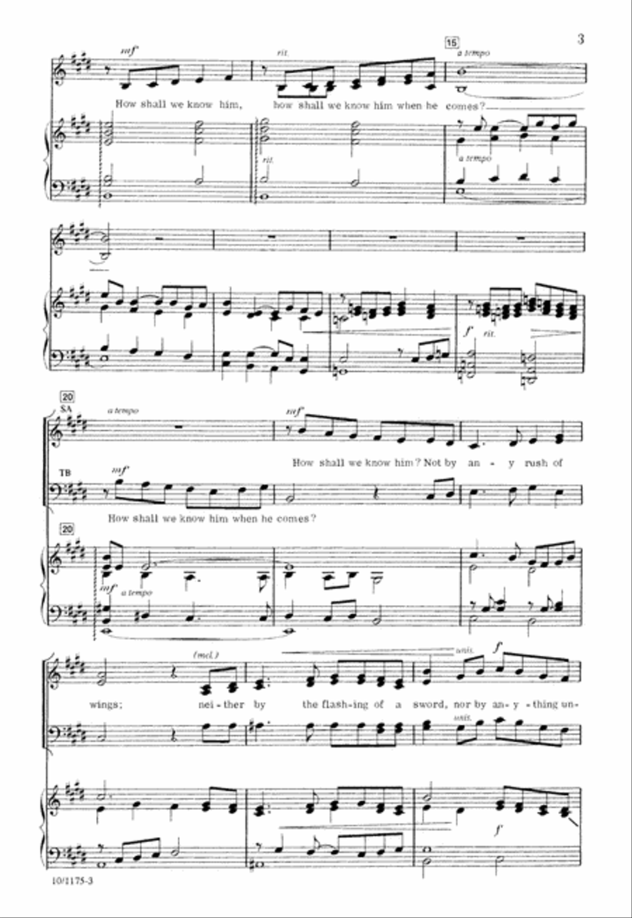 How Shall We Know Him? 4-Part scores gallery preview page 3