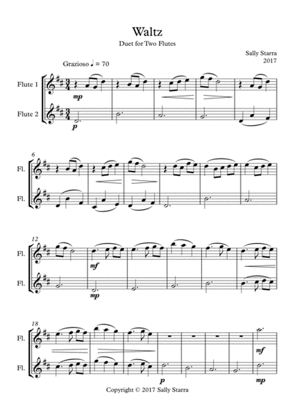 Waltz - Flute Duet image number null
