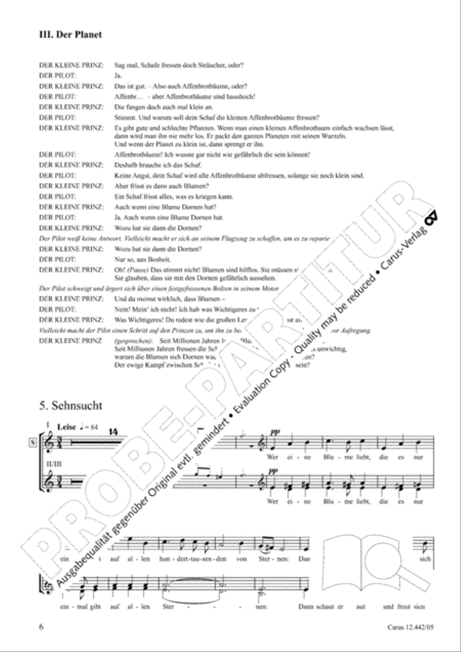 Der kleine Prinz 3-Part scores gallery preview page 7