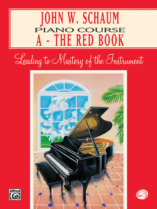 Book cover for Piano Course - A "The Red Book" (Revised)