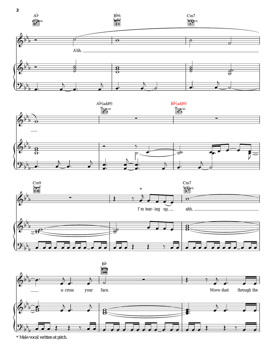 Perth Perth Piano, Vocal, Guitar scores gallery preview page 2