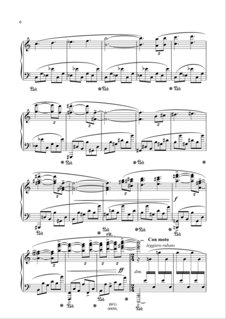 Legend Piano Solo scores gallery preview page 6