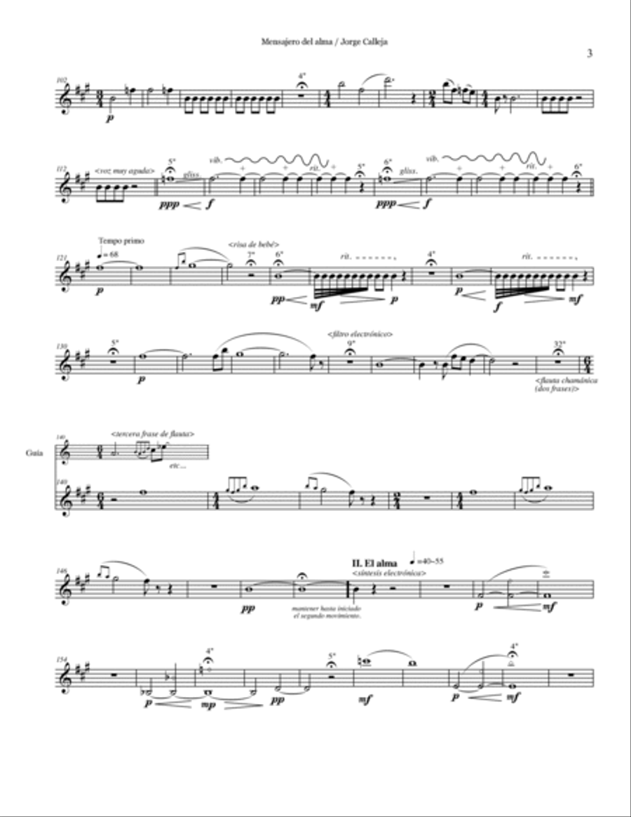 Mensajero del alma (Soul Messenger) Alto Saxophone scores gallery preview page 3