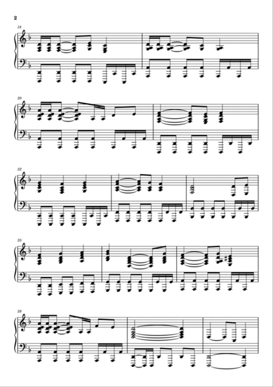 The Medallion Calls Piano Solo scores gallery preview page 2