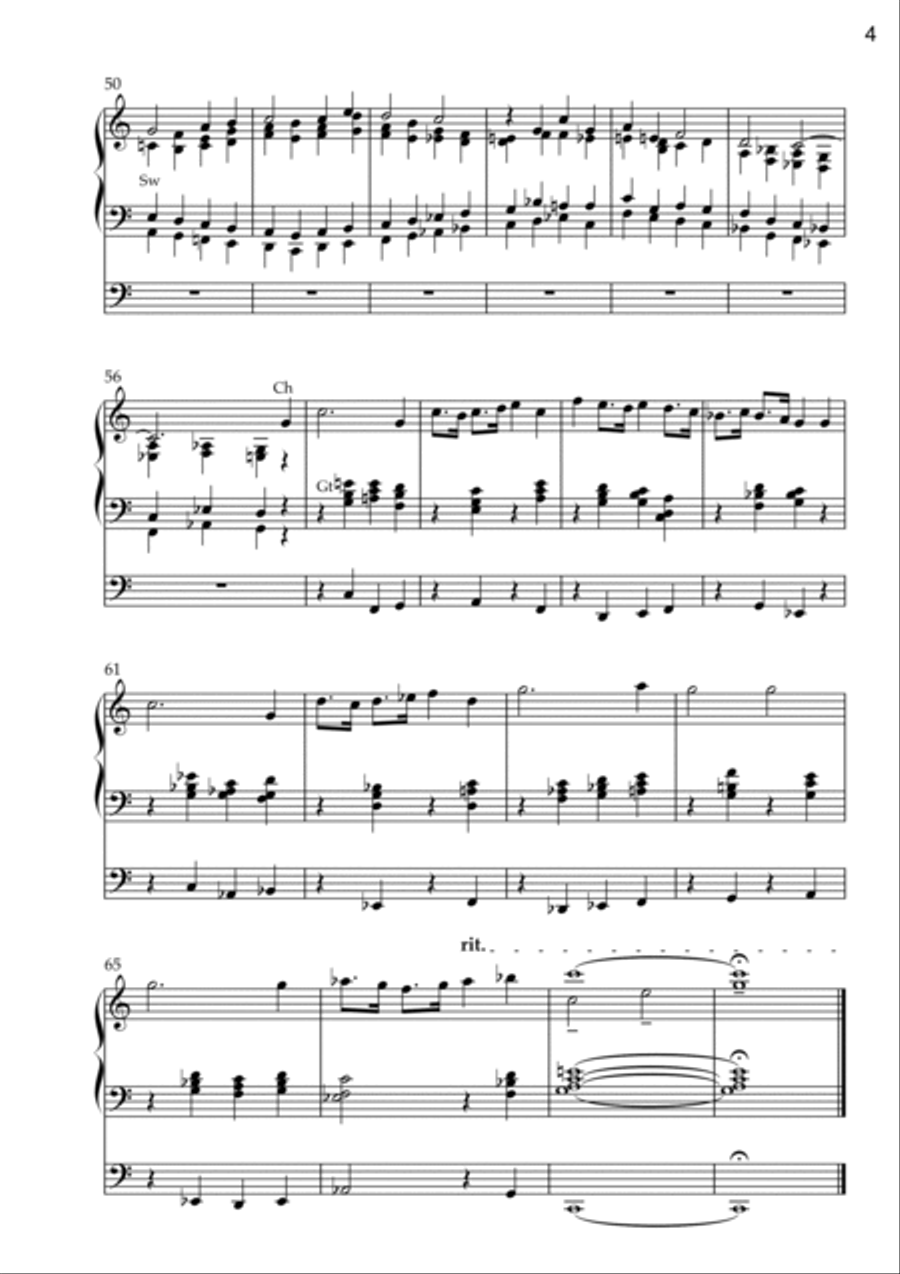 Wachet auf Suite (Organ Solo) by Vidas Pinkevicius Organ Solo scores gallery preview page 5