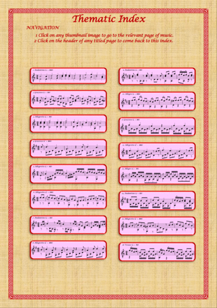 LE PAPILLON op.50-32 Easy Pieces Acoustic Guitar scores gallery preview page 6