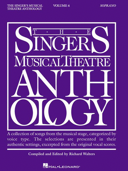 Singer's Musical Theatre Anthology – Volume 4
