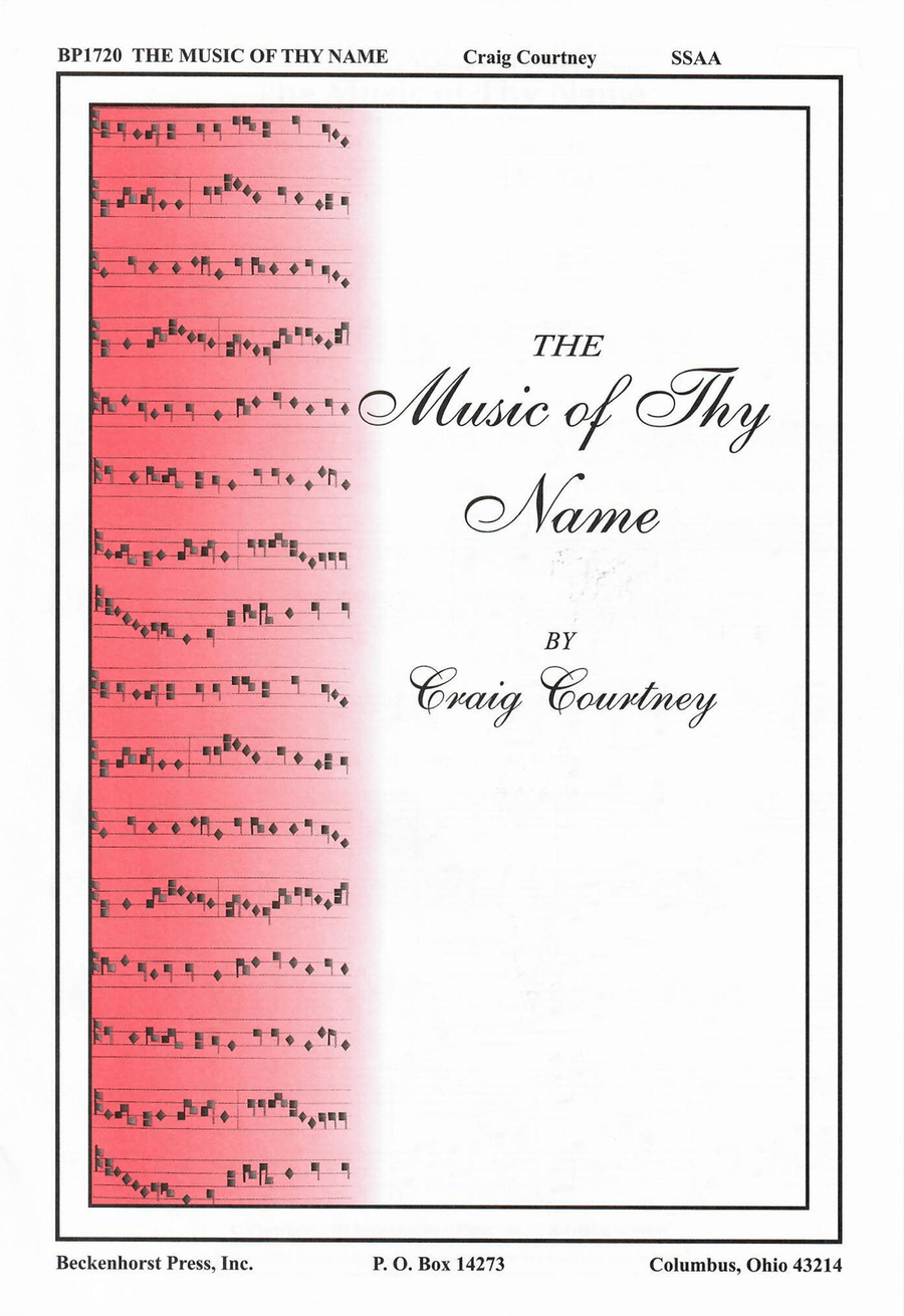 The Music of Thy Name - SSAA SSAA scores gallery preview page 1