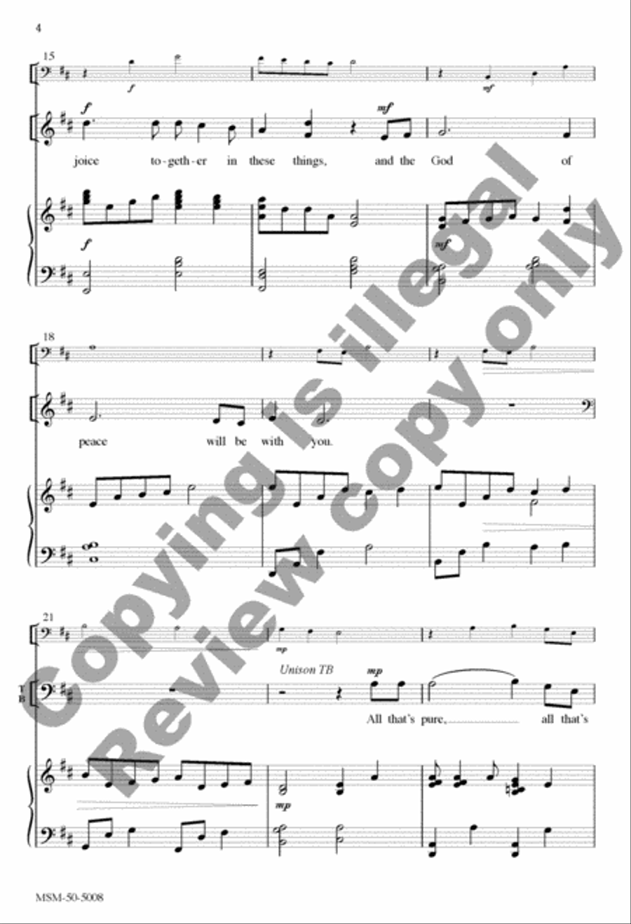 Think on These Things 3-Part scores gallery preview page 14