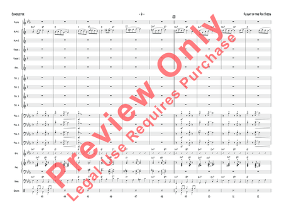 Flight of the Foo Birds Jazz Ensemble scores gallery preview page 23