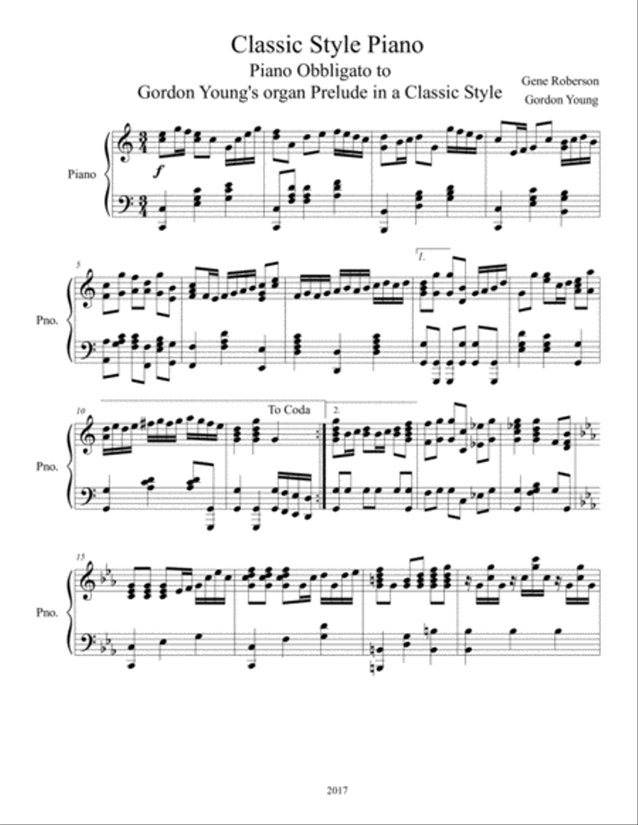 Piano Duet with Classic Organ Piano Duet scores gallery preview page 2