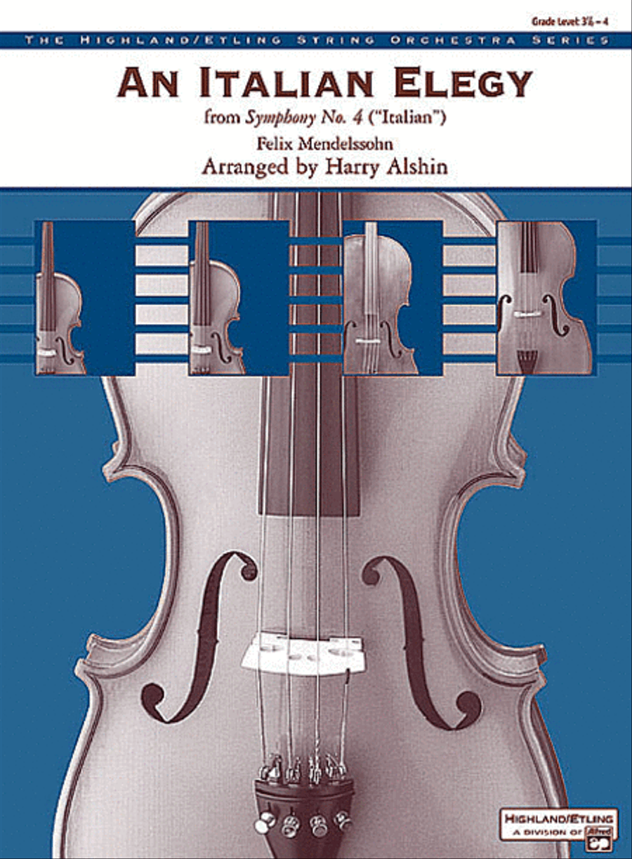 An Italian Elegy String Orchestra scores gallery preview page 1