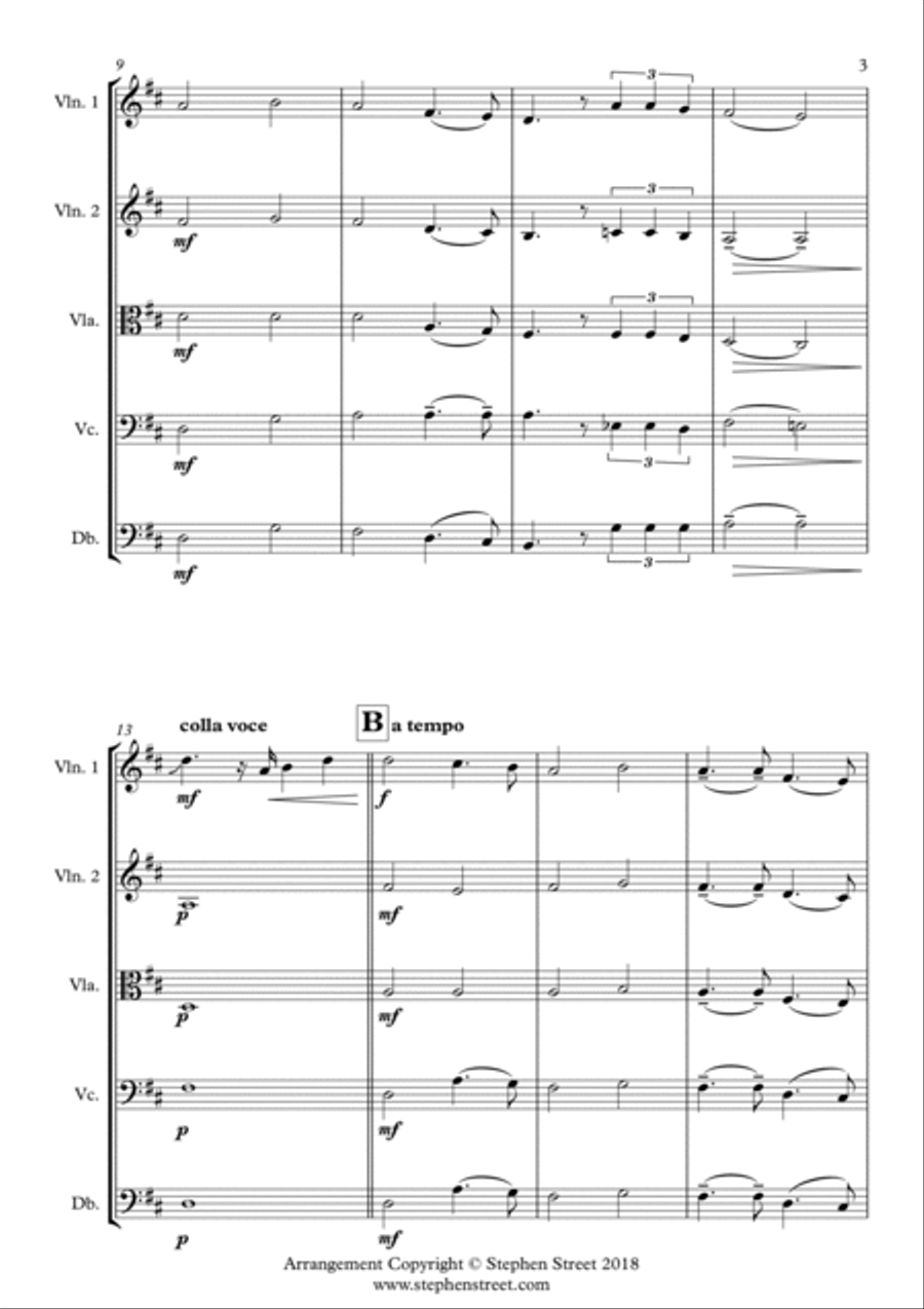 Wakrazulwa for String Quintet String Quintet scores gallery preview page 3