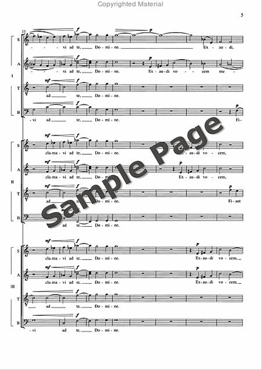 De Profundis De Profundis 4-Part scores gallery preview page 6