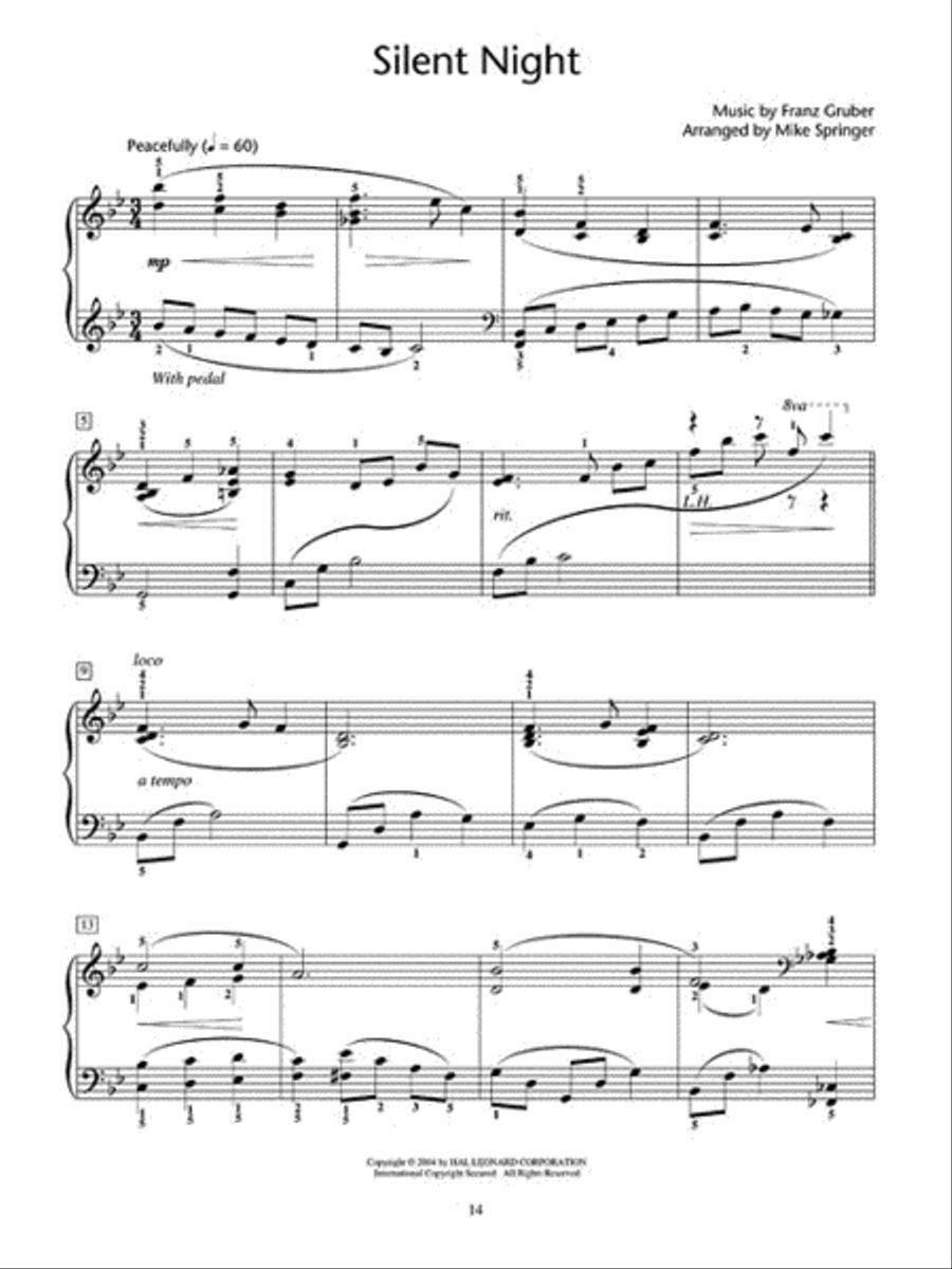Christmas Jazz Christmas Jazz Piano Method scores gallery preview page 6