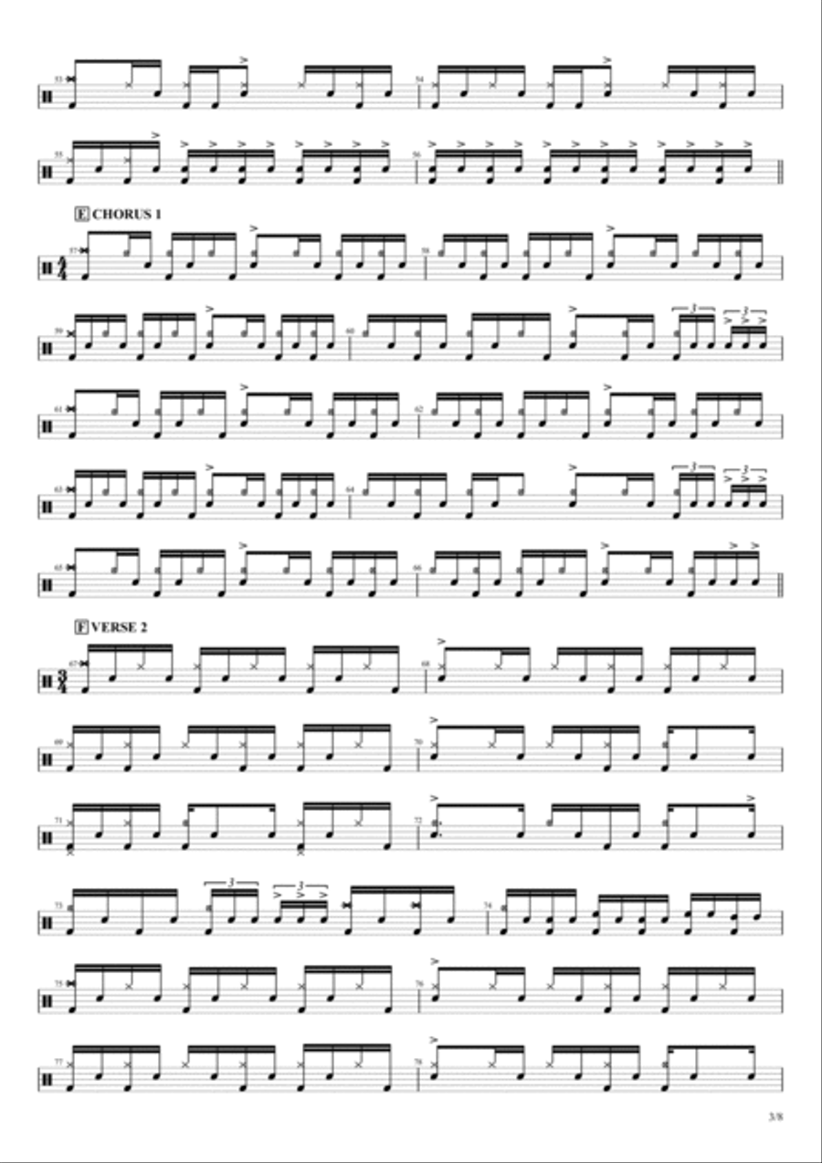 Oblivion Drum Set scores gallery preview page 3