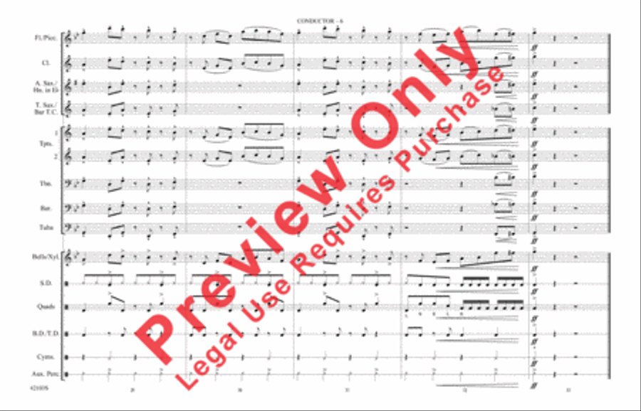 Push It Marching Band scores gallery preview page 13