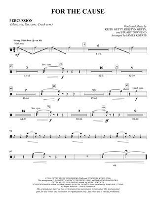 For the Cause (arr. James Koerts) - Percussion