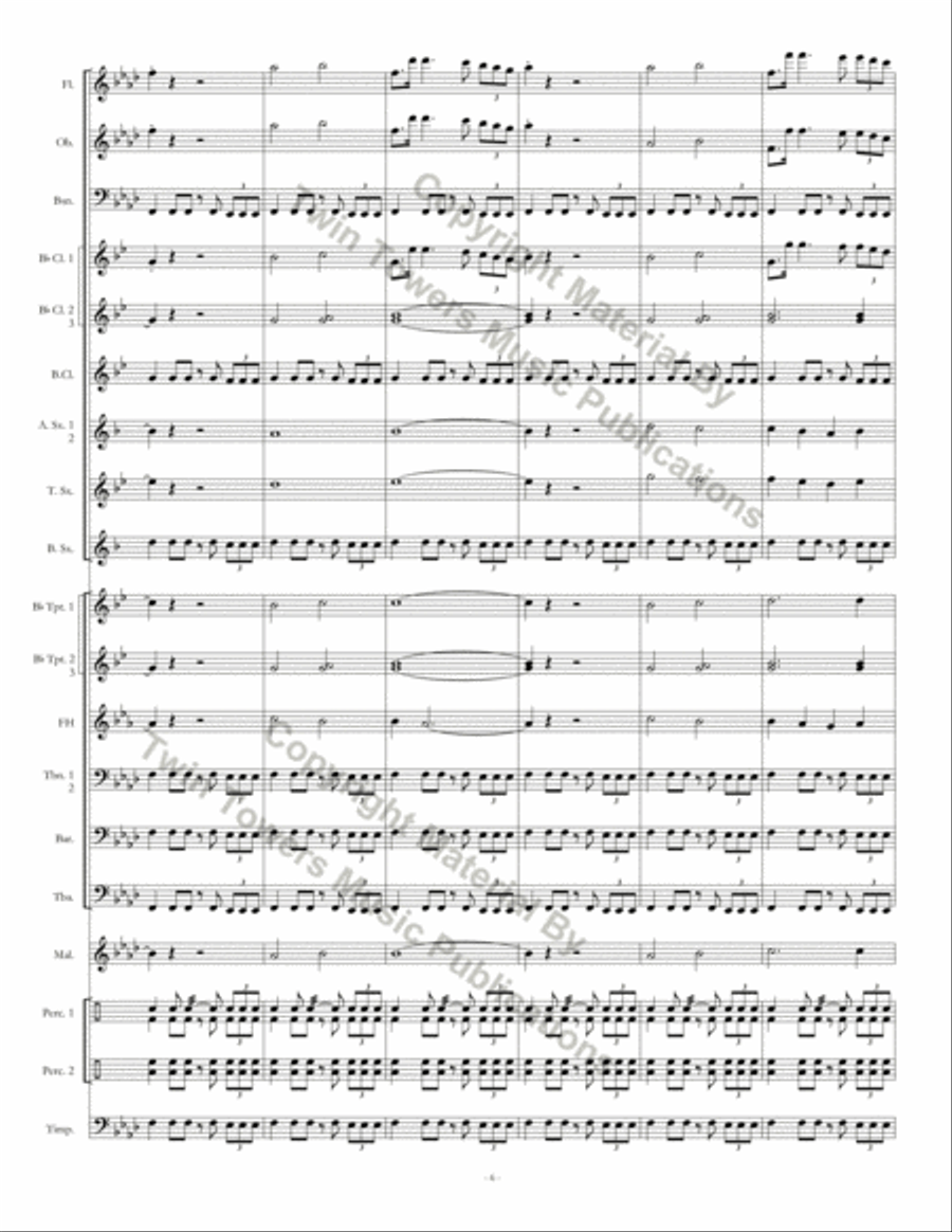 Respect is a Two Way Street Concert Band scores gallery preview page 7