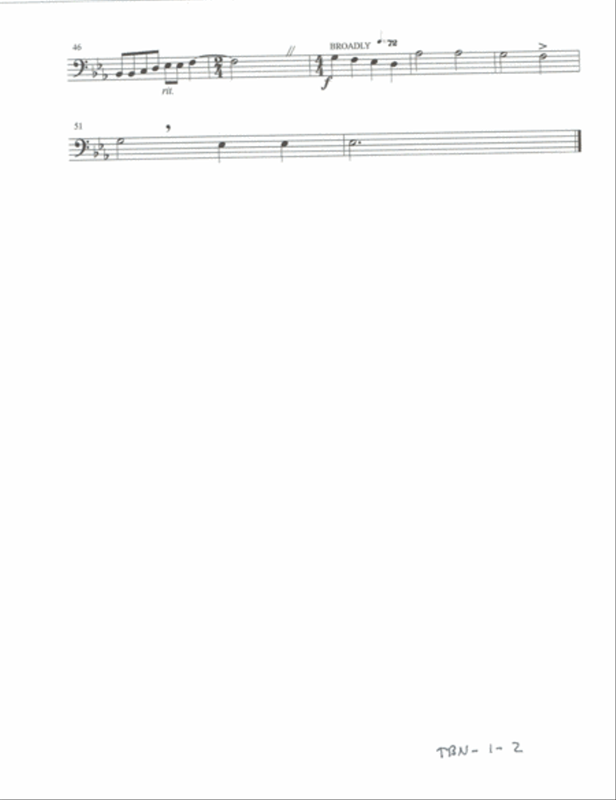 Kings, Halls, and Angel Calls Brass Ensemble scores gallery preview page 5