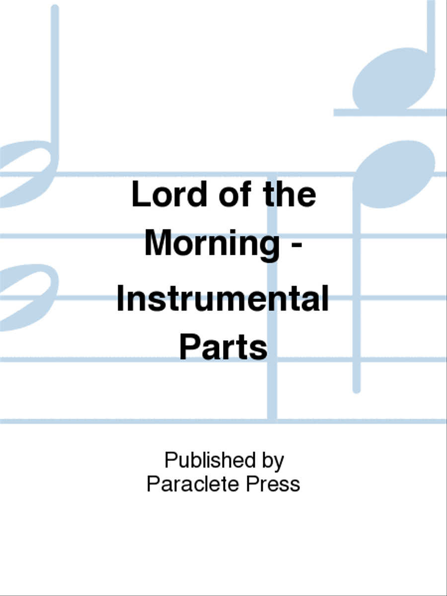 Lord of the Morning - Instrumental Parts Flute scores gallery preview page 1