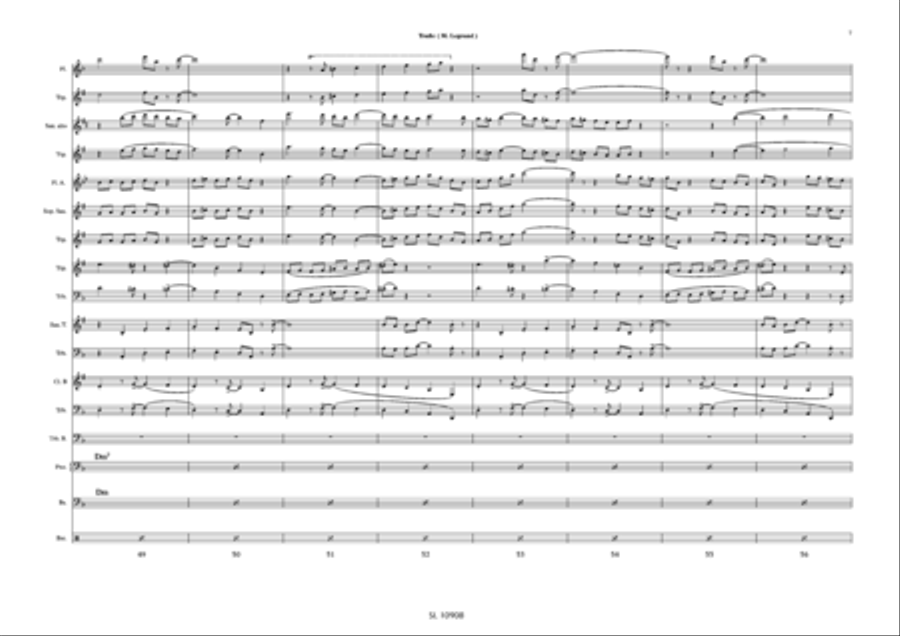Trafic Jazz Ensemble scores gallery preview page 8