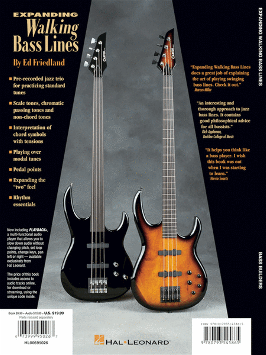 Expanding Walking Bass Lines Book