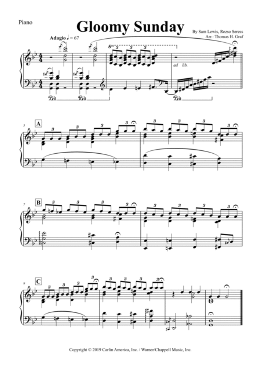 Gloomy Sunday Voice scores gallery preview page 4