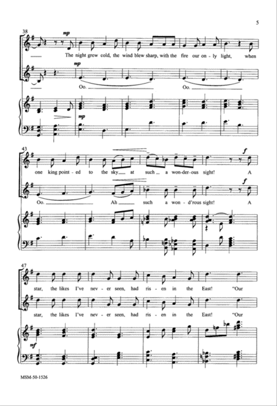 A Wonderful Story SSA scores gallery preview page 5