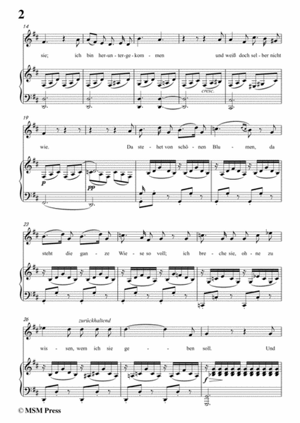 Schubert-Schäfers Klagelied,in b minor,Op.3,No.1,for Voice and Piano image number null