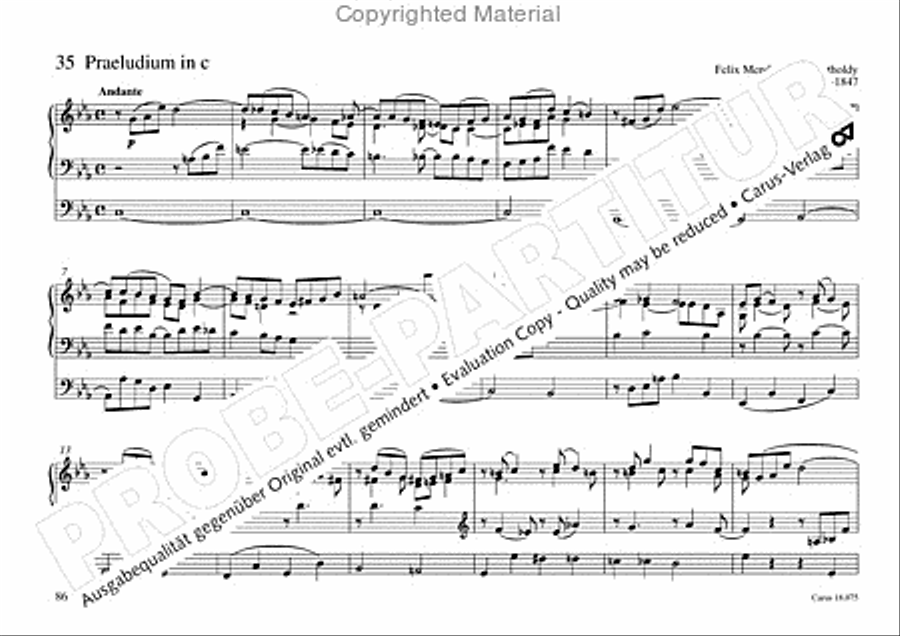 Freiburger Orgelbuch: Stammteil Organ Solo scores gallery preview page 87