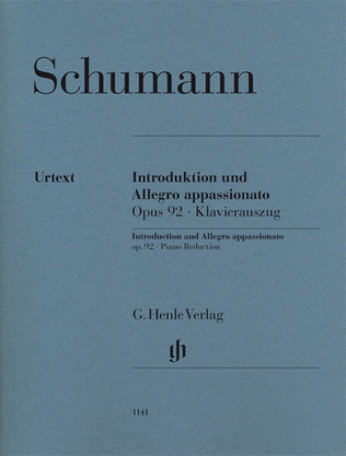 Book cover for Introduction and Allegro Appassionato for Piano and Orchestra, Op. 92