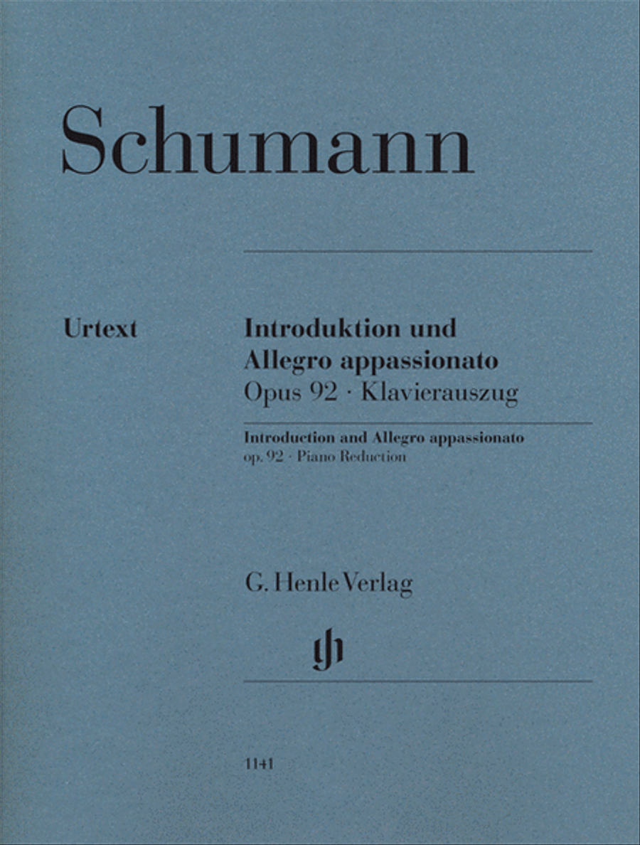 Book cover for Introduction and Allegro Appassionato for Piano and Orchestra, Op. 92