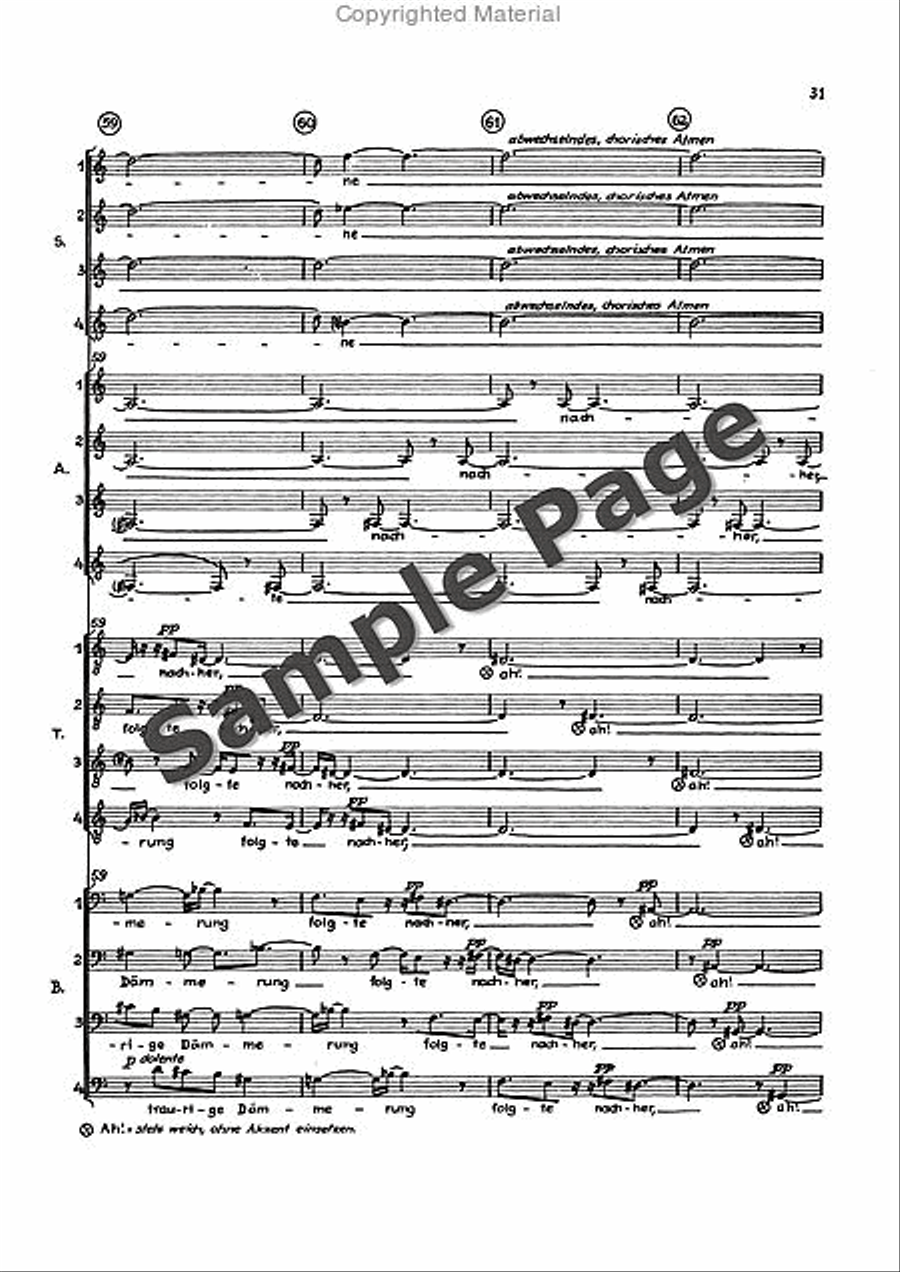 3 Phantasien 4-Part scores gallery preview page 32