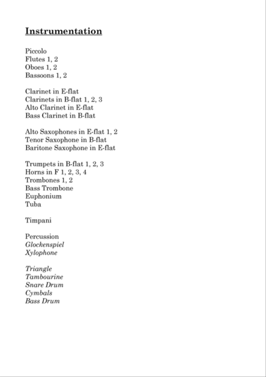 Overture to the Wreckers Concert Band scores gallery preview page 2