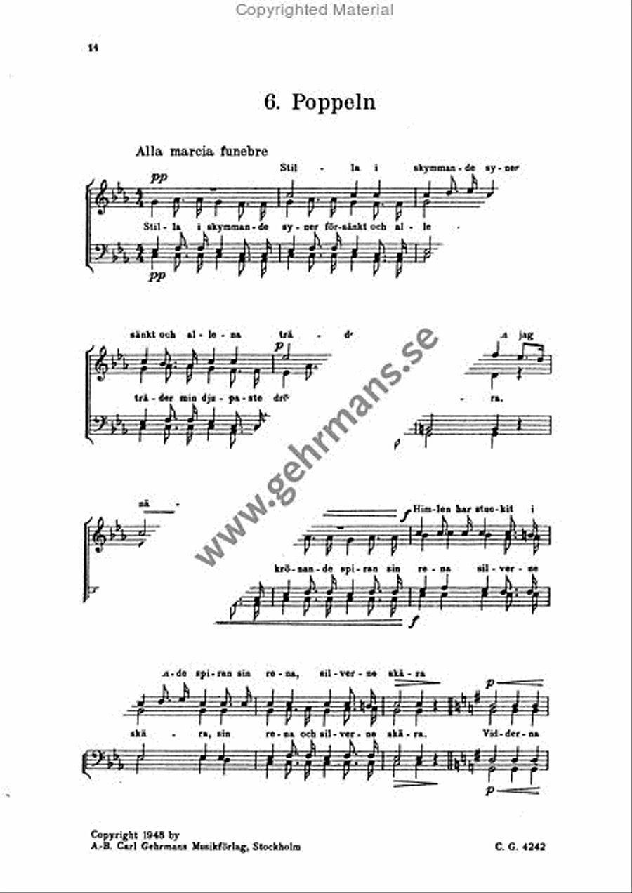 De nakna tradens sanger De nakna tradens sanger TTBB scores gallery preview page 7