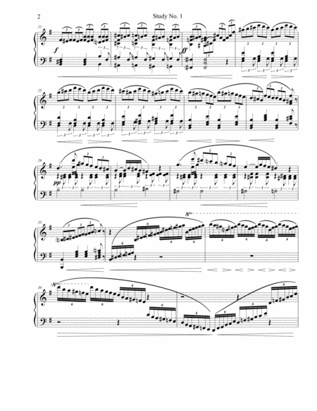 Study No. 1 - Piano etude in E minor image number null