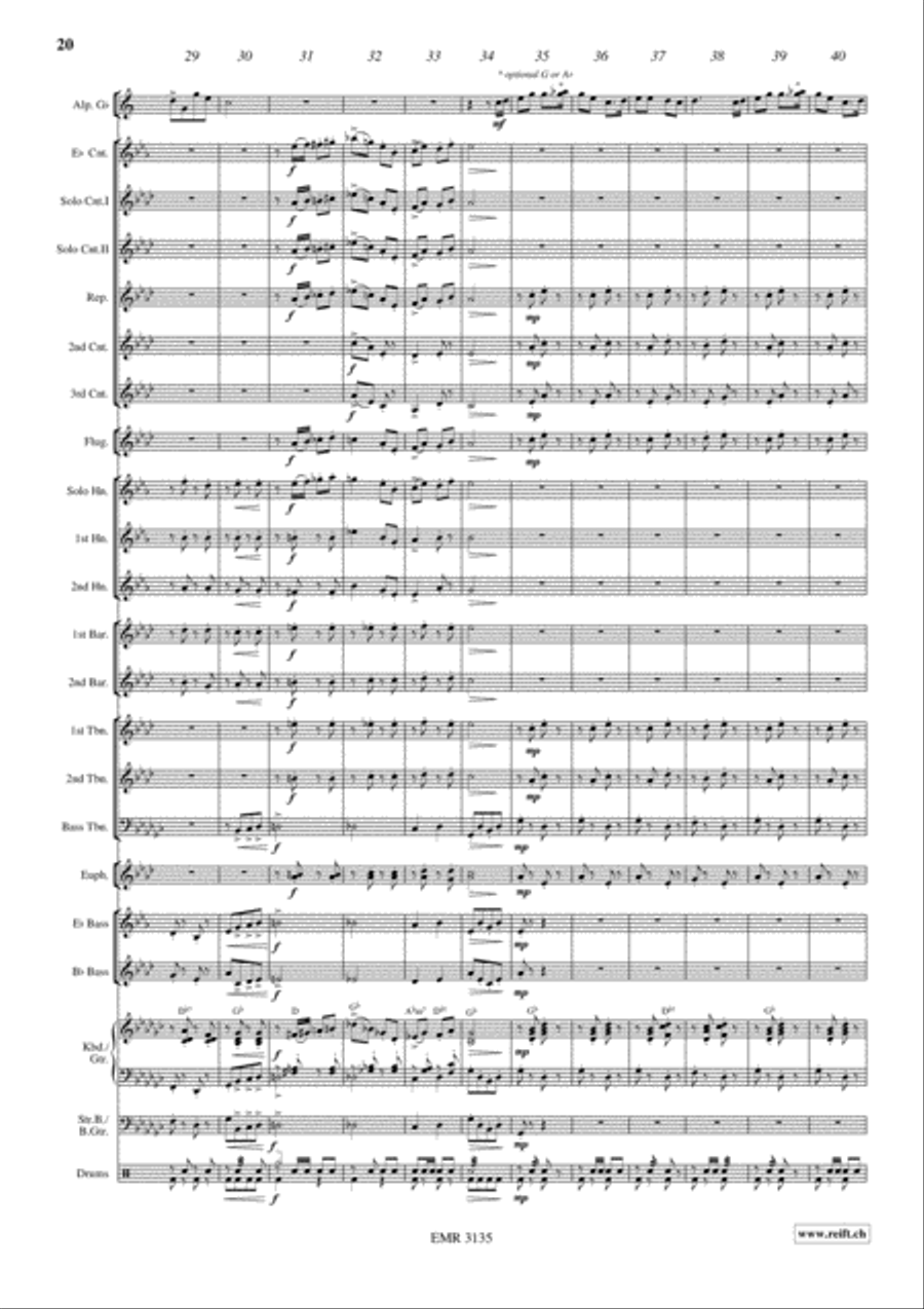 Alpine Cowboy Alpine Cowboy Brass Band scores gallery preview page 15