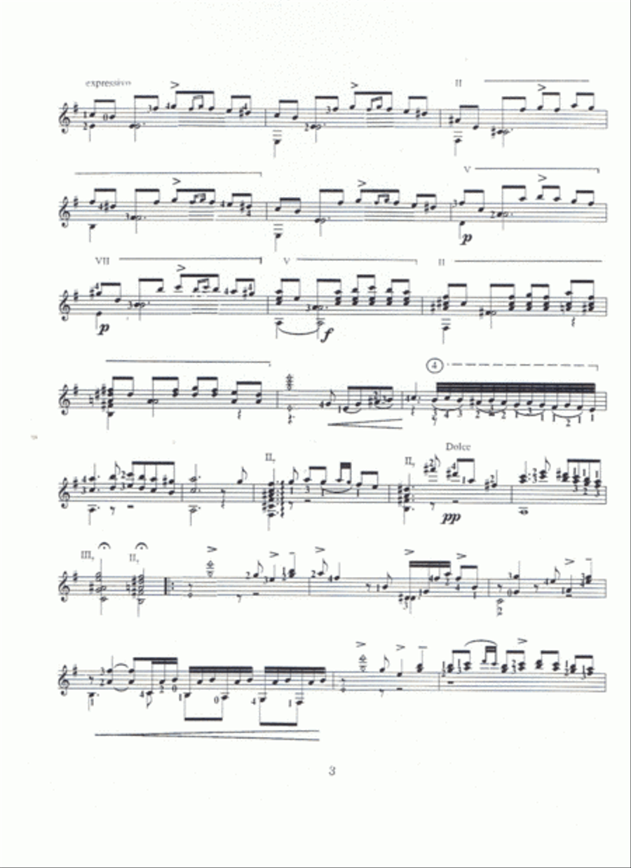 Zoya Classical Guitar scores gallery preview page 2